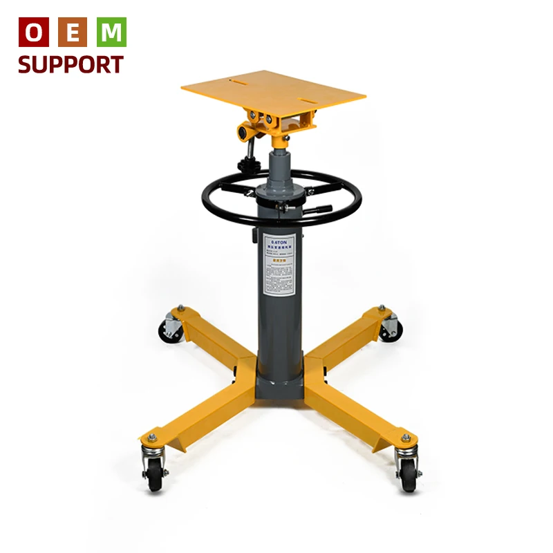 0.6t Transmission Jack CE Certified Transmission Lifting Machine Engine High Level Carrier Engine Mount