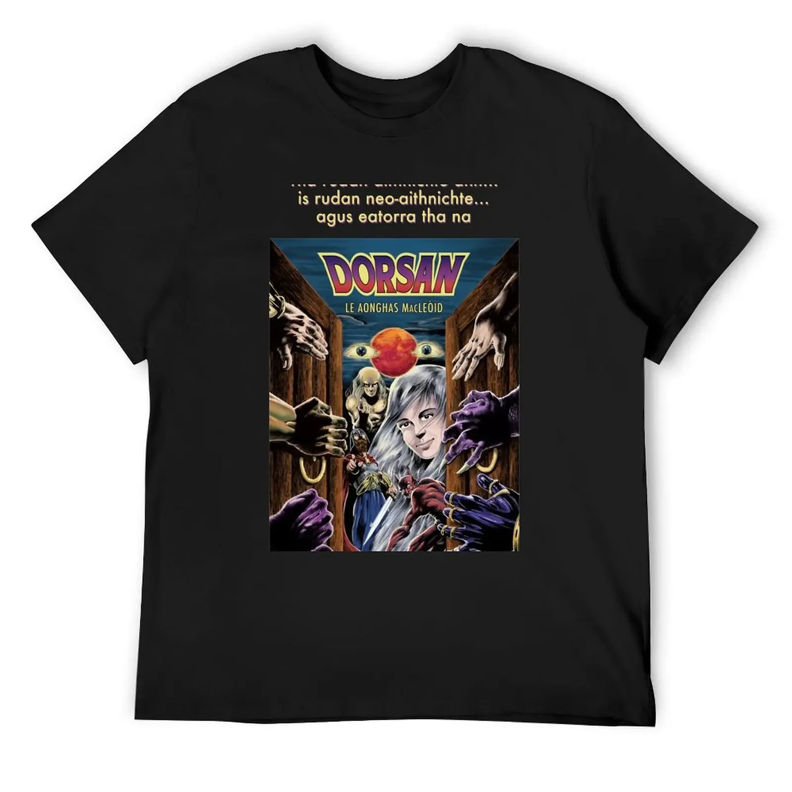 DORSAN Gaelic graphic novel T-Shirt cheap stuff rapper graphic tees mens t shirts pack