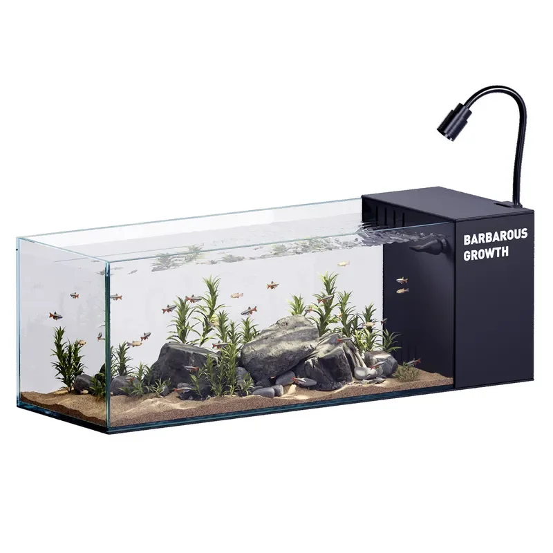 for Desktop Stream Tank Side Filter Fish Tank Small Living Room 2025 New Ecological Landscaping Filter Oxygen Production