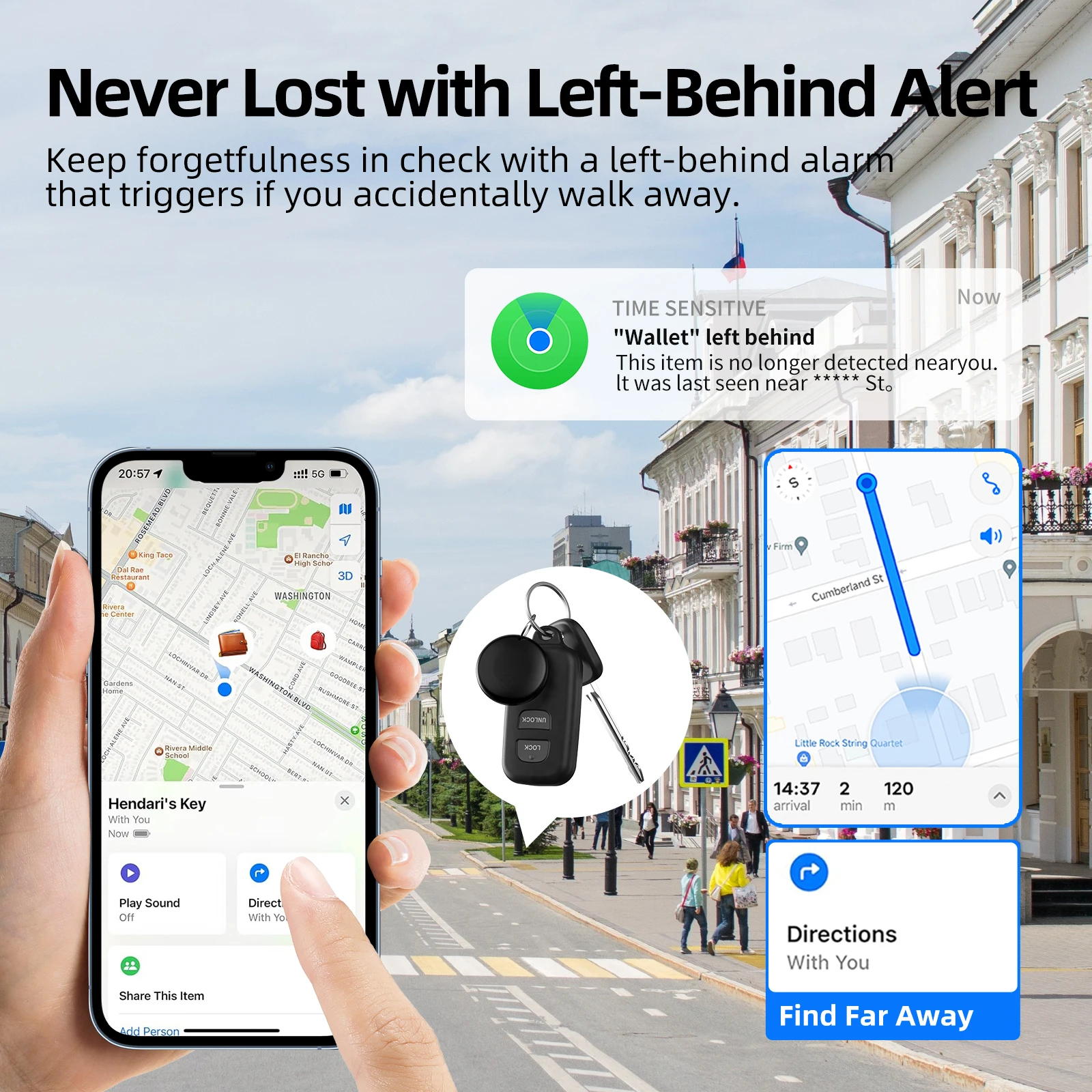 For IOS System Find My APP Mini GPS Tracker Tag Child Finder Pet Bike Bag Keys Luggage Loss Tracker Smart Bluetooth Tag