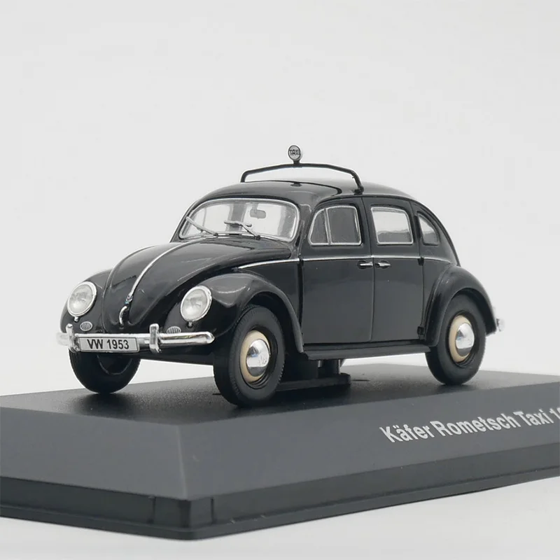 

Diecast 1:43 Scale Kafer Rometsch Taxi 1953 Simulation Alloy Car Model Static Display Collectible Toy Gift Souvenir Decoration