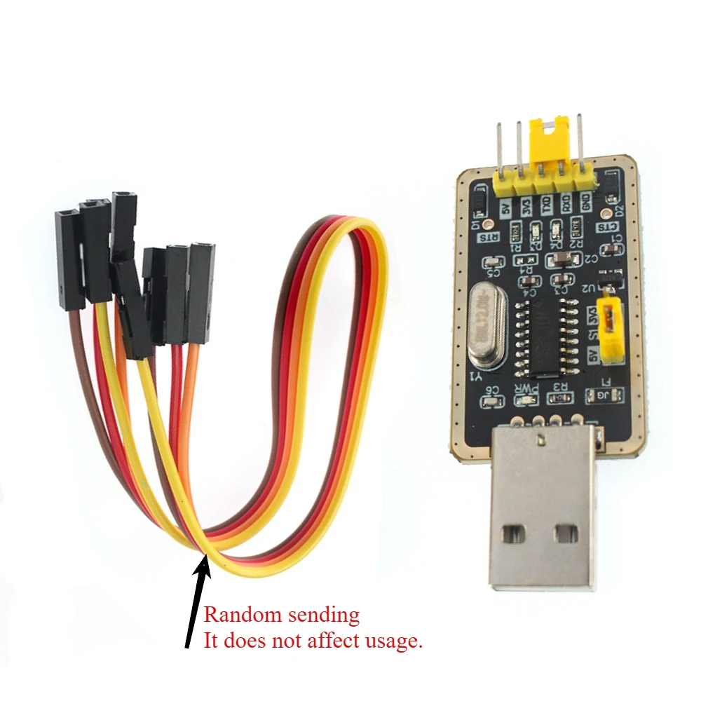 USB To TTL Serial Adapter CH340 CH340G Module 3.3V/5V Selectable Converter Upgrade USB To Serial Port for Arduino