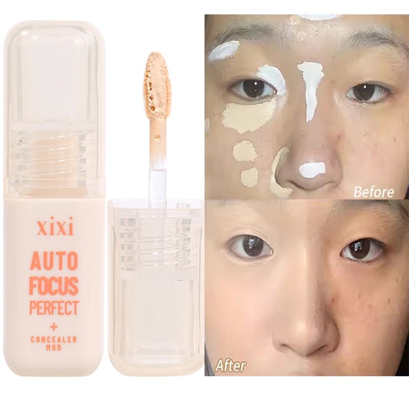 Matte Vloeibare Concealer Foundation Waterdichte Duurzame Volledige Dekking Acne Spot Donkere Kringen Contour Concealer Face Make-Up Cosmetisch