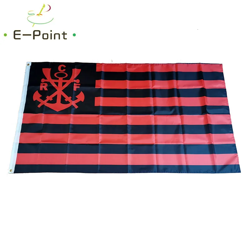 Brazil Clube de Regatas do Flamengo RJ Original Flag 3ft*5ft (90*150cm) Size Christmas Decorations for Home Flag Banner Gifts