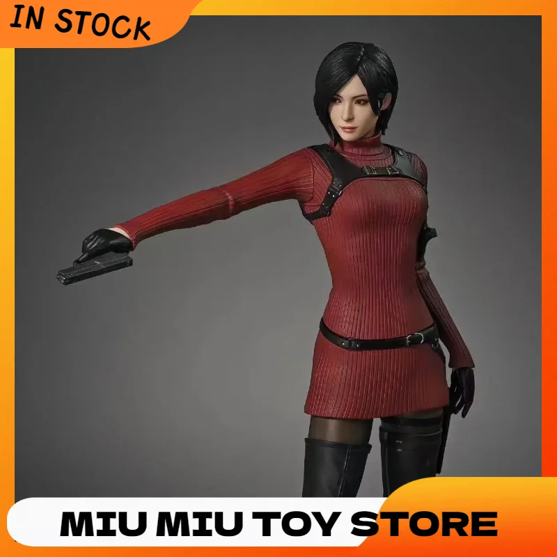 Neue Ada Wong 1/6 Maßstab Anime Bewegliche PVC-Figur - Rotes Kleid Version 25cm/9,84 Zoll Sammlerfigur Modell Spielzeug Geschenke