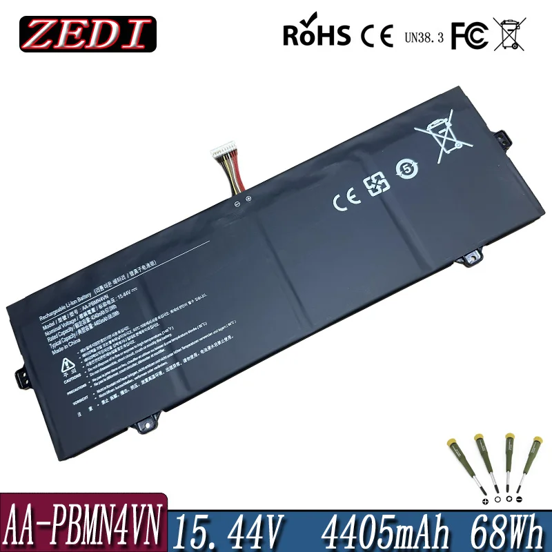 

ZEDI 68WH AA-PBMN4VN Laptop Battery For Samsung Galaxy Book Pro 360 15 NP950XDB NP950XDB-KA1US NP950XDB-KB1US NP950QDB Series
