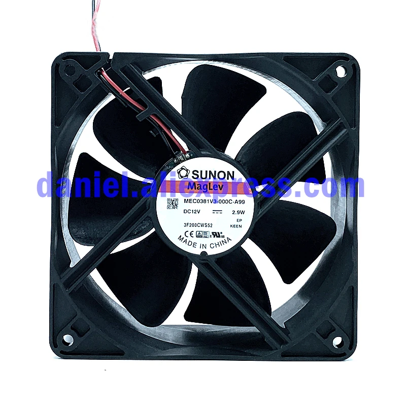 

MEC0381V3-000C-A99 12V 2.9W 12038 inverter large air volume industrial equipment cooling fan