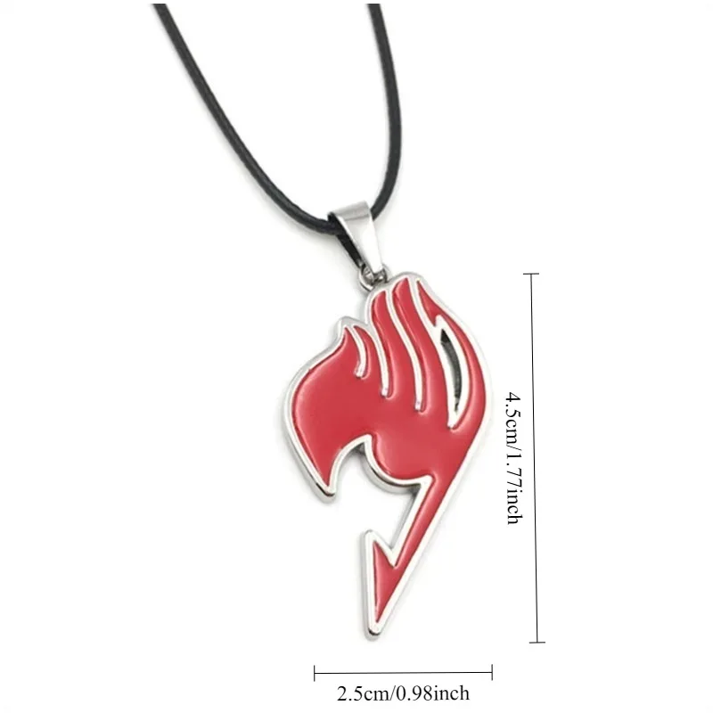 Аниме Fairy Tail, ожерелье из металлического сплава, кулон, коллекции манги, крутые аксессуары для костюмов