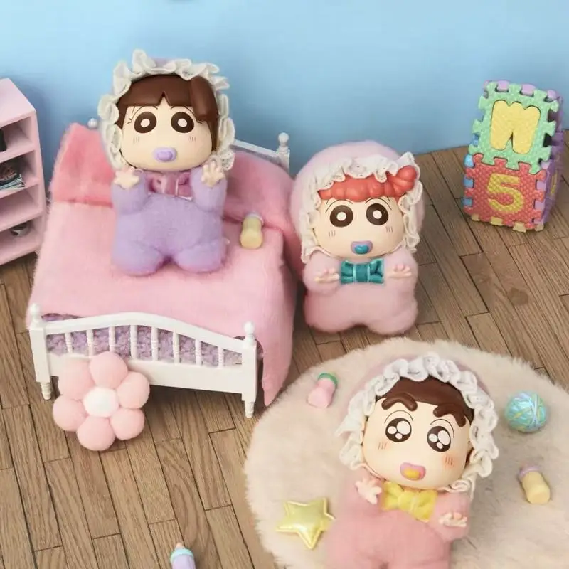 Новый натуральный карандаш Шин-Чан, виниловая слепая коробка для лица, Kawaii Baby Series, загадочная коробка-сюрприз, кукла Nowara Shinnosuke Kazama Toru