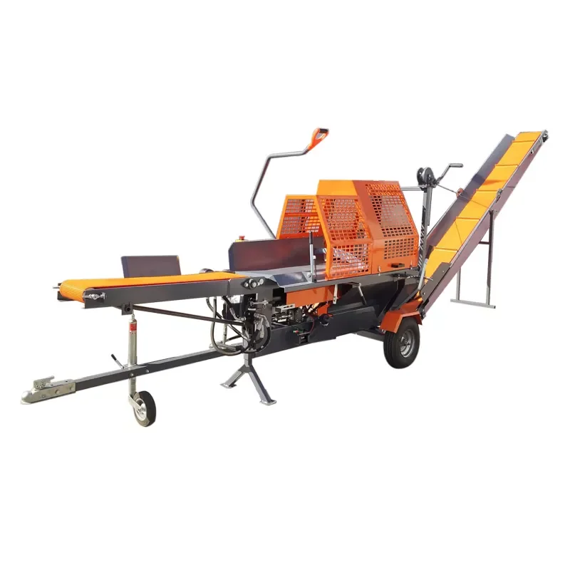 20 ton wood splitter PTO match wood processing machine, wood cutting sawing machine with 1 year warranty, automated