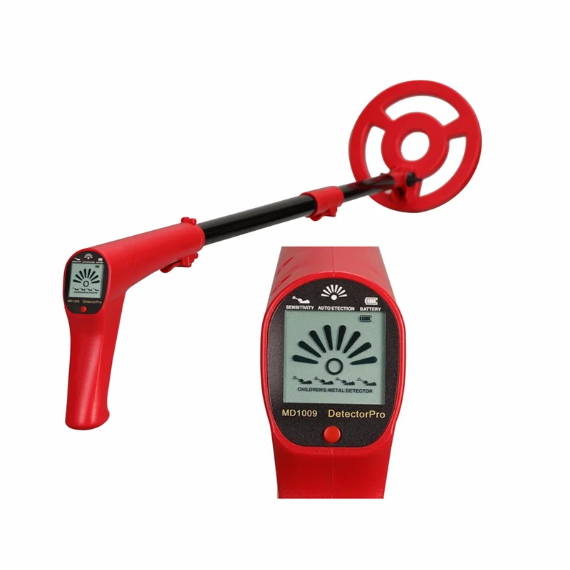 AS95-MD1009 Handheld Metal Detector Outdoor Coins Positioning Device Underground Outdoor Science Detector Metal Finder