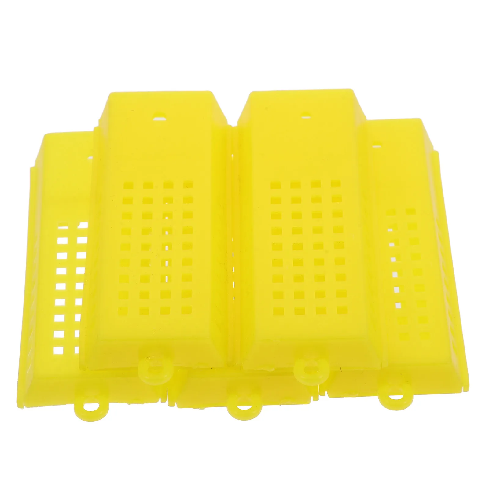 5Pcs Yellow Plastic Queen Rearing Cage Beekeeping Tool for Queen Transport Rearing and Marking Beekeeper Equipment Supplies