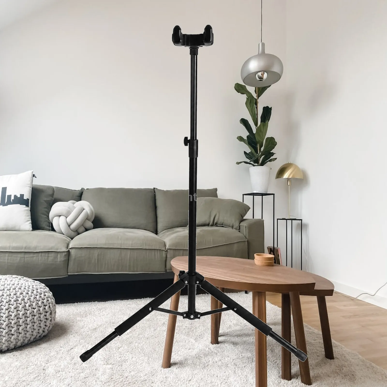 Guitar Stand with Gravity Lock Adjustable Height Tripod Guitar Stand for Stage