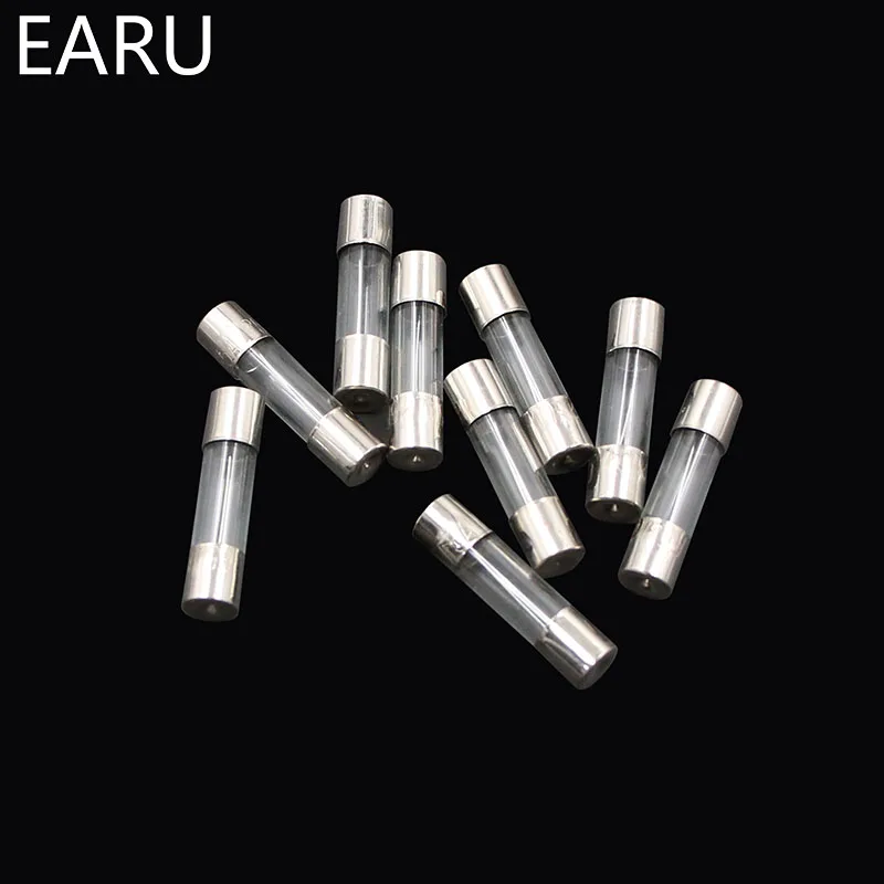 1-100Pcs Set 5x20mm Quick Blow Glass Tube Fuse Assorted Kits Fast-blow Glass Fuses 0.2A 0.5A 1A 2A 3A 5A 8A 10A 15A 20A 30A Box