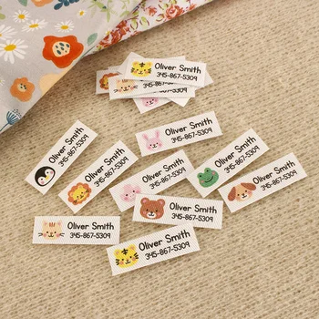 ป้ายรีดผ้าแบบกําหนดเอง, ป้ายโรงเรียน, ชื่อส่วนบุคคล, สัตว์, ป้ายเสื้อผ้า, ป้ายผ้าพิมพ์แบบกําหนดเอง, ป้ายเหล็ก (TB5661)