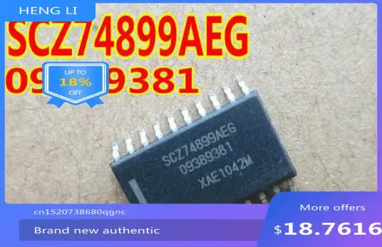 

100% NEW High quality products SCZ74899AEG 09389381