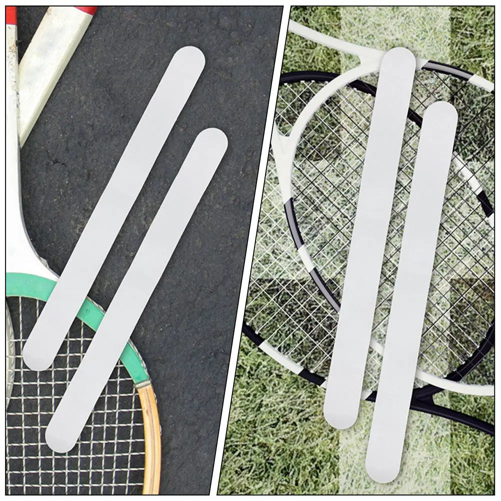 

2Pcs Tennis Racket Edge Protector Clear Racket Tape Racquet Frame Ball Retriever Anti-Scratch Transparent Tape
