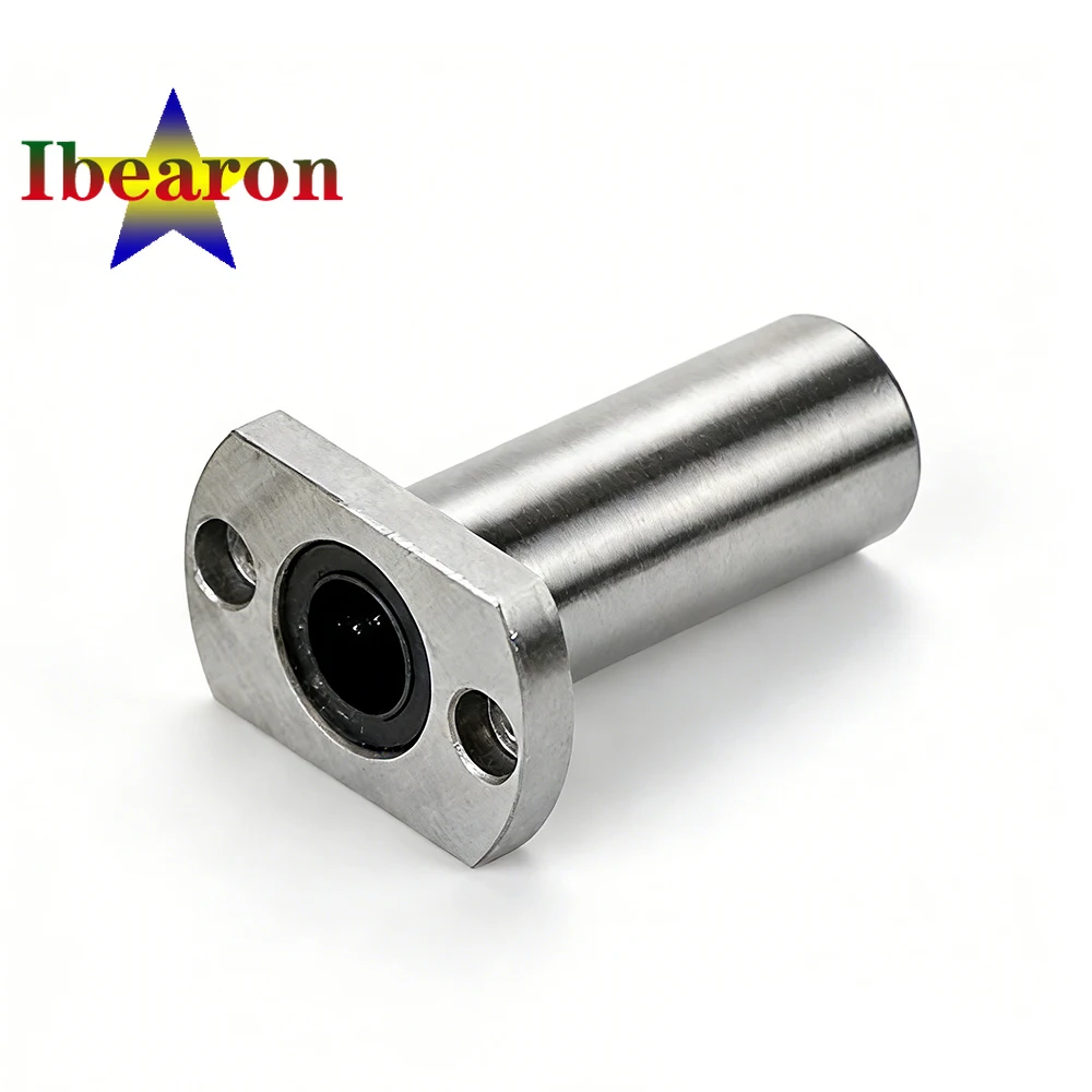 

1PCS LMH6LUU LMH8LUU Double-Wide Type Two Side Cut Flanged Linear Motion Ball Bearing Seals On Both Side Resin Retainer