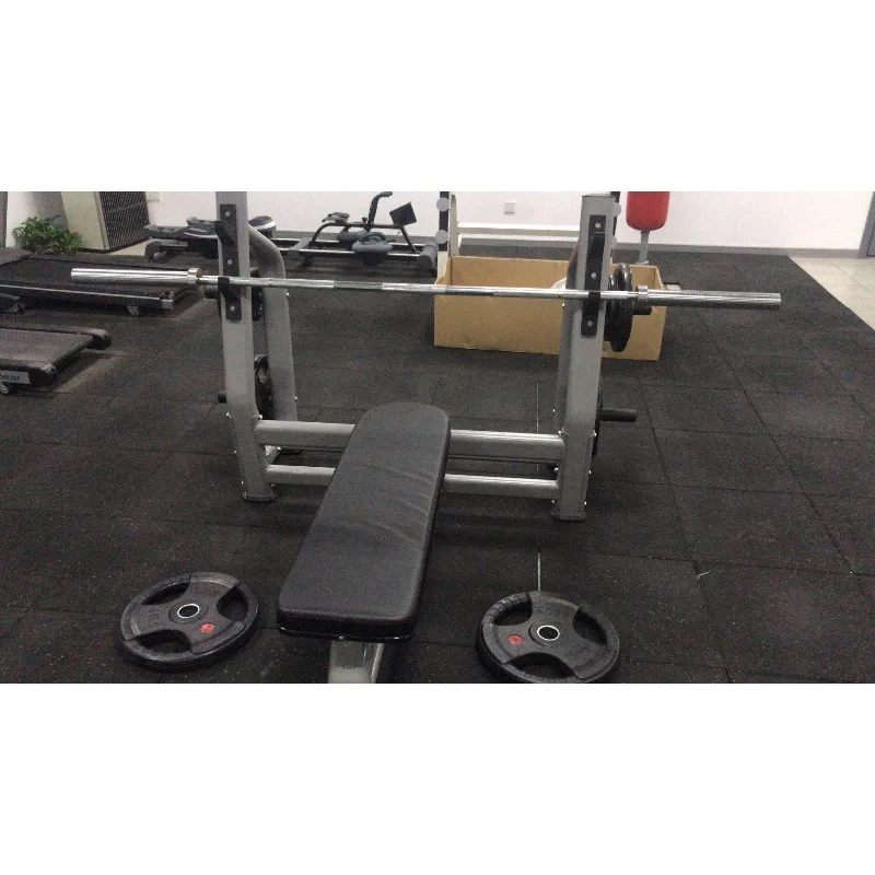 كرسي تدريب للياقة البدنية 2025 - مقعد دمبل مسطح تجاري للجنسين متعدد الوظائف للتدريبات في صالة الألعاب الرياضية