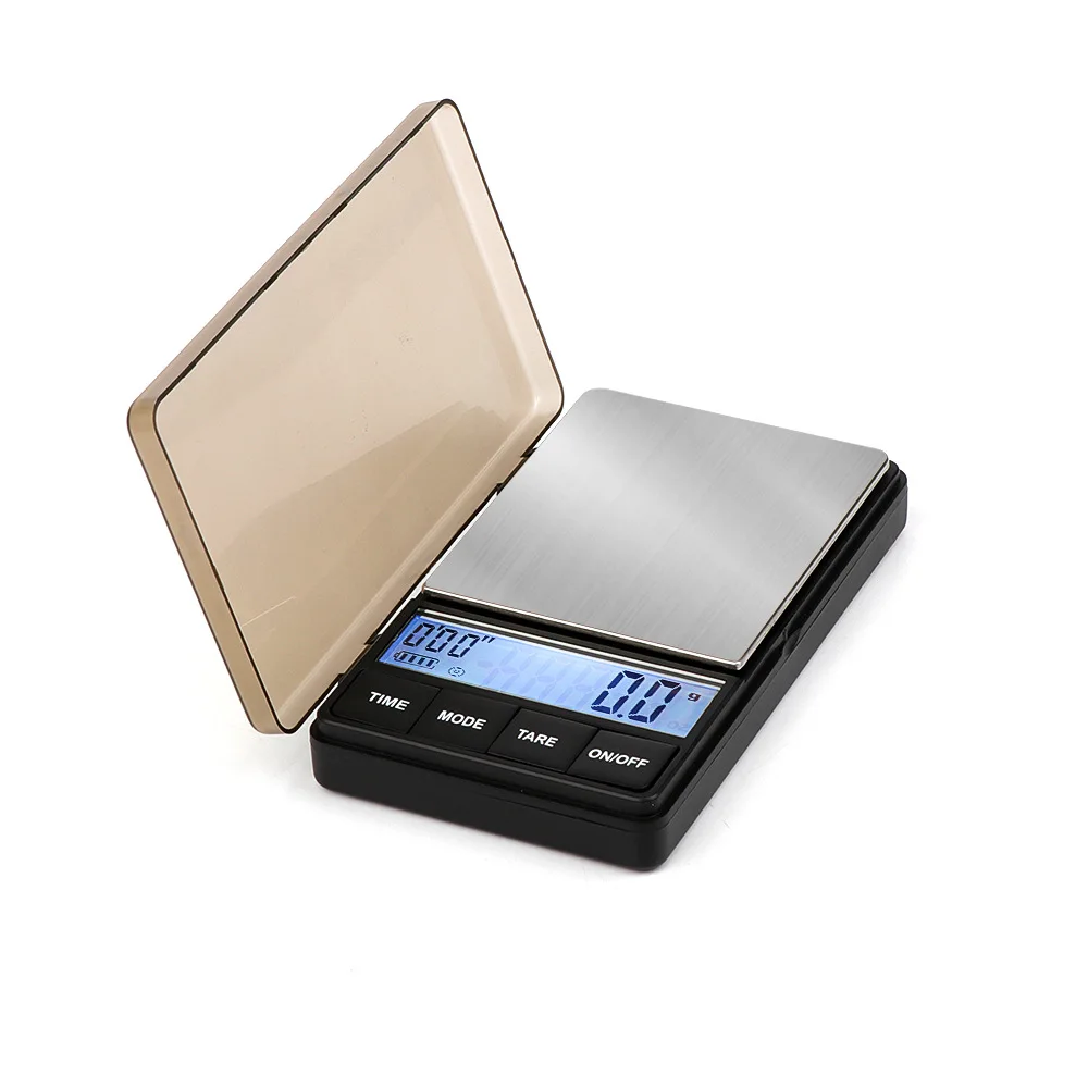 1000g 0.1g Mini Coffee Scale Pocket Personal Scale Electronic Digital Timer Espresso Coffee Scale Kitchen