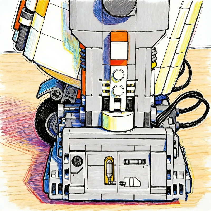 75416 Robot Model Building Blocks  Assembly Christmas Birthday Gifts 1039Pcs Brick Children's Educational Toys