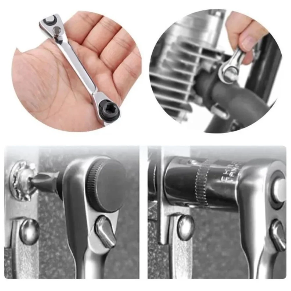 Мини 1/4 ключ с трещоткой, двусторонняя быстроразъемная отвертка, шестигранный динамометрический ключ, аксессуары для электроинструментов