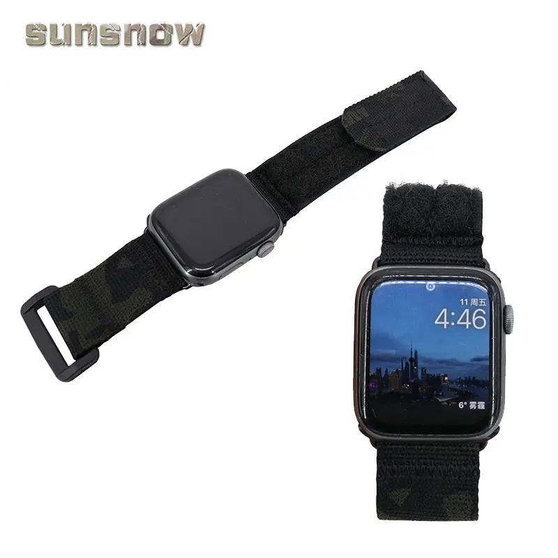 Imagem -03 - Sunsnow Apple Ver Band 42 mm 44 mm Pulseira de Relógio de Pulso Apple