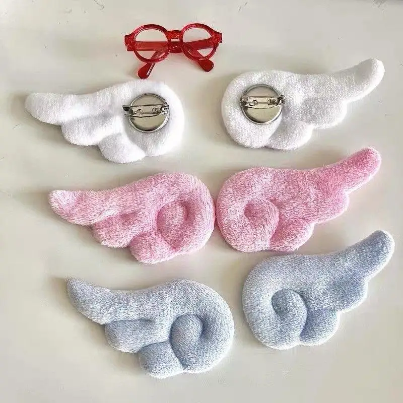 1 Pair Small Angel Wings Brooch Japanese Style Sweet Clothes  display picture 2