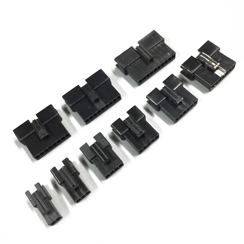 SM2.54  Kits 2.54mm Pitch JST SM Connector 2 3 4 5 Pin Male/ Female Housing Plug Connector Assortment Kit 560Pcs