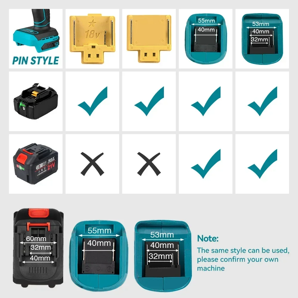 Imagem -05 - Bateria de Íon de Lítio Recarregável com Indicador para Makita Ferramenta Elétrica 18v 20v 21v 40000mah Bl1830 Bl1840 Bl1850