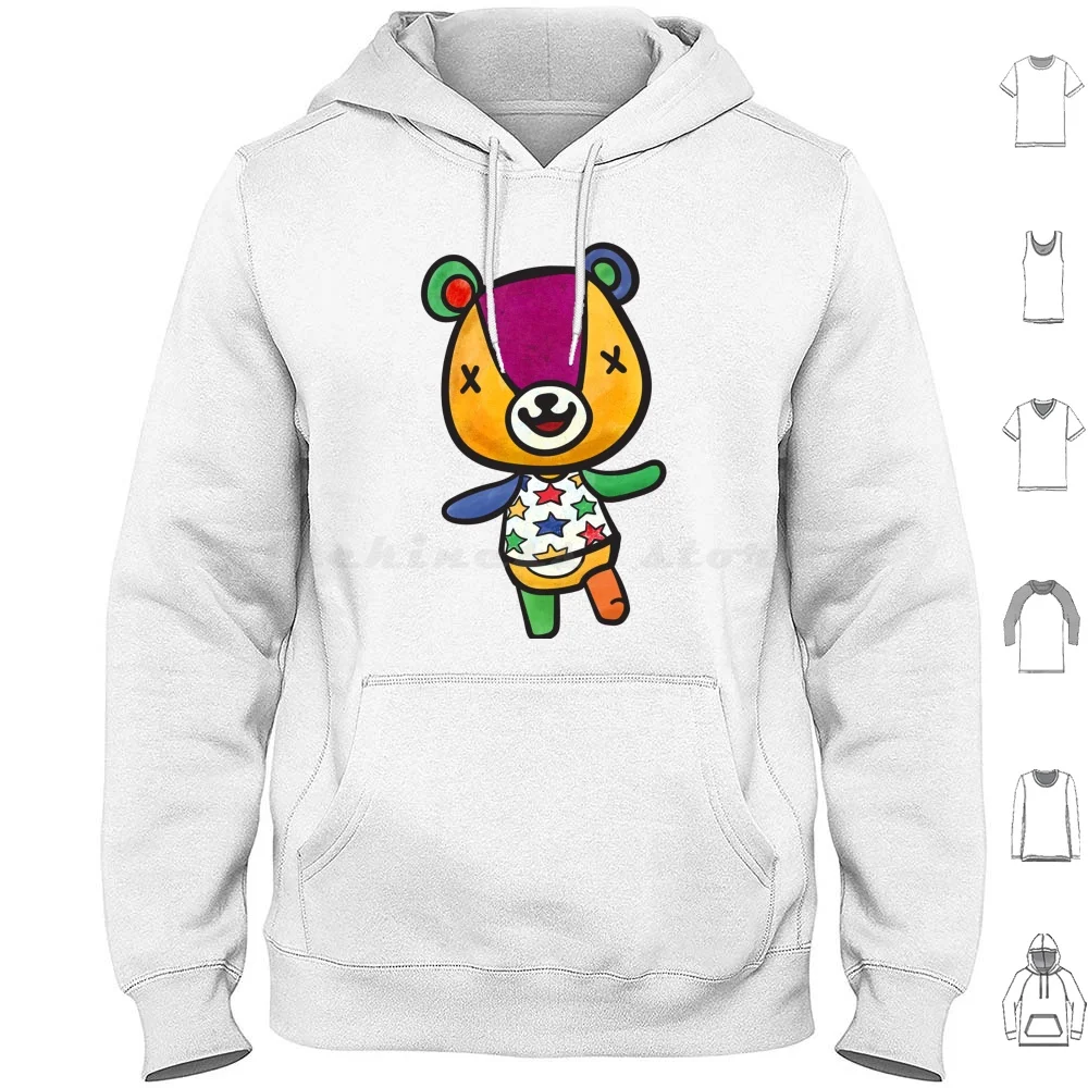 Hoodies Long Sleeve Stiches Animal Acnh Animal Villager Animal Art Animal Art