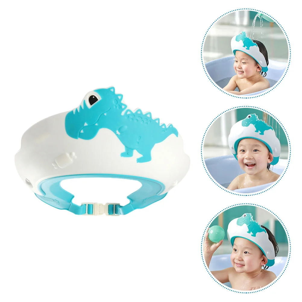 

2Pcs Baby Shower Cap Adjustable Waterproof Toddler Hair Washing Shield Bath Visor Soft Lightweight Ear Protection Shower Hat