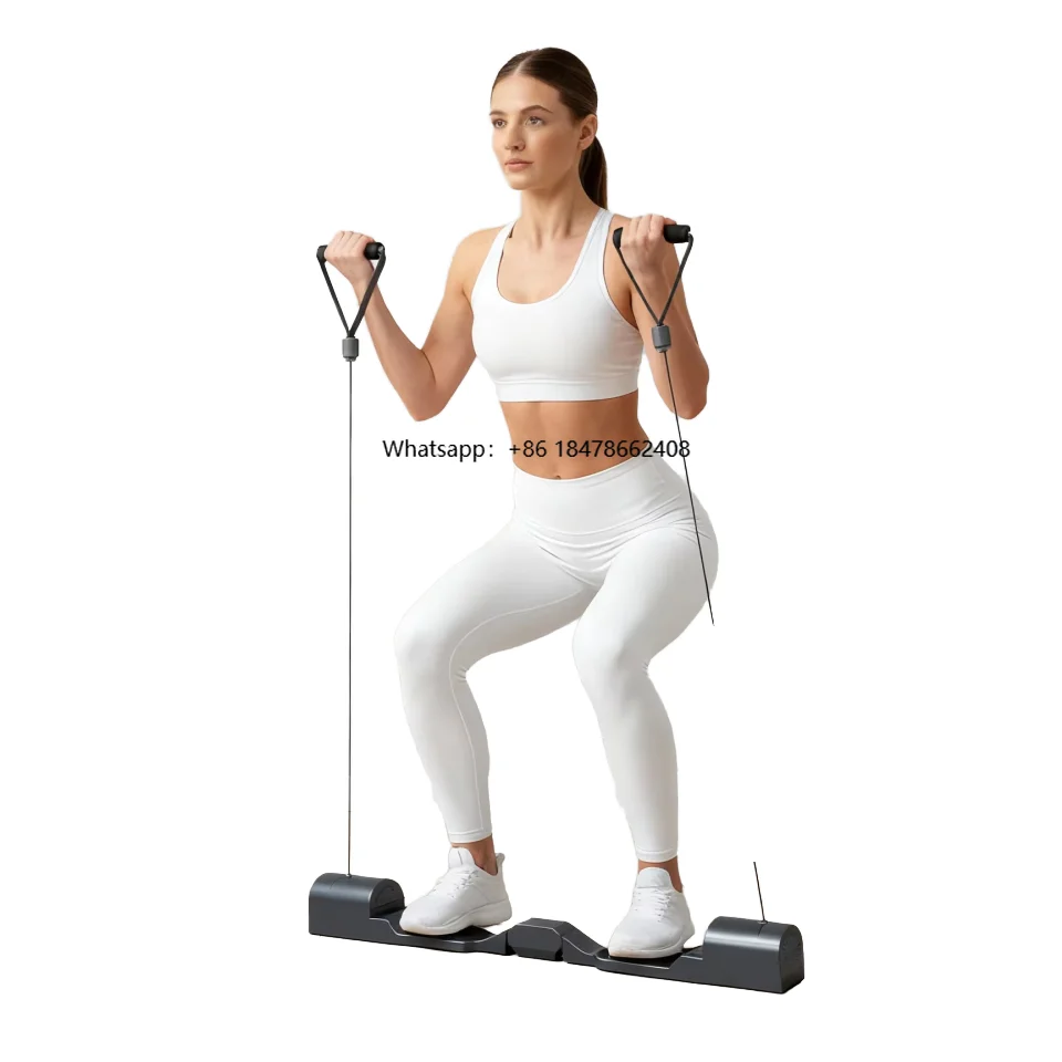 

Hot Selling ABIR AM9 All-in-One Foldable Dumbbell/Barbell/Rower/Pilates/Golf Trainer Wireless APP for Home/Office/Outdoor Use