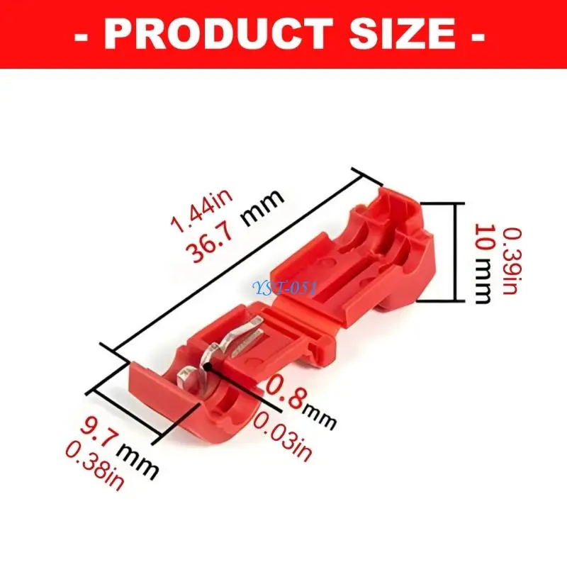 E15A 20Pcs Electrical Terminal Block For Lawn Mower Wiring Flame Retardant Electrical Cable Connector