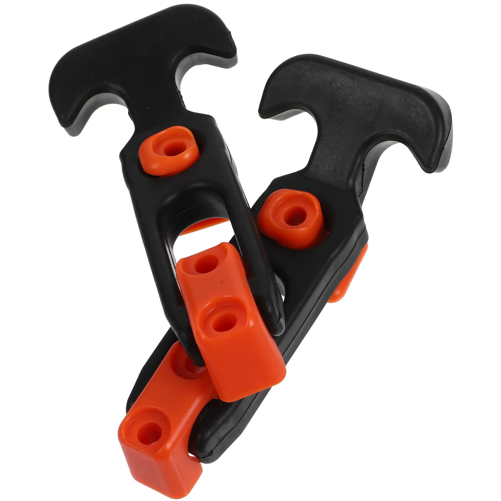 2Pcs Engine Hood Latch Rubber Hasp Shock Absorption Heavy Duty Car Toolbox Draw Latch Replacement Boat Hatch Latches
