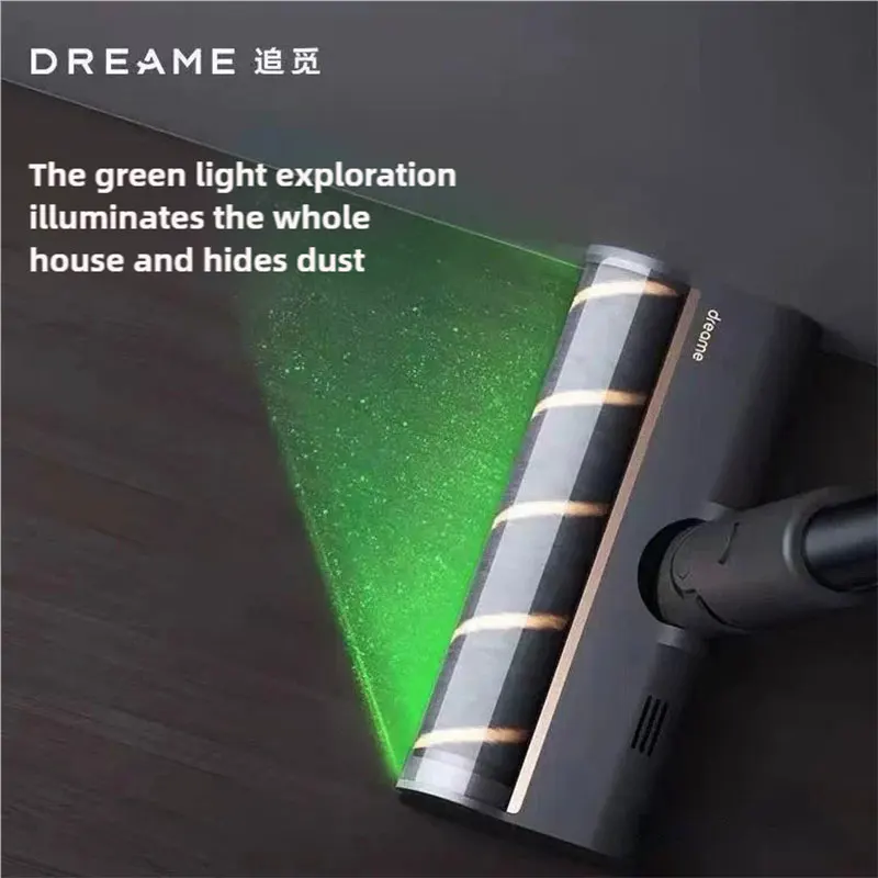 

For Dreame V12S V16S V11 V12 T10 T20 T30 T20pro T30NEO V16 V12pro Roller Brush With Green LED Dust Soft Velvet Floor Brush Head