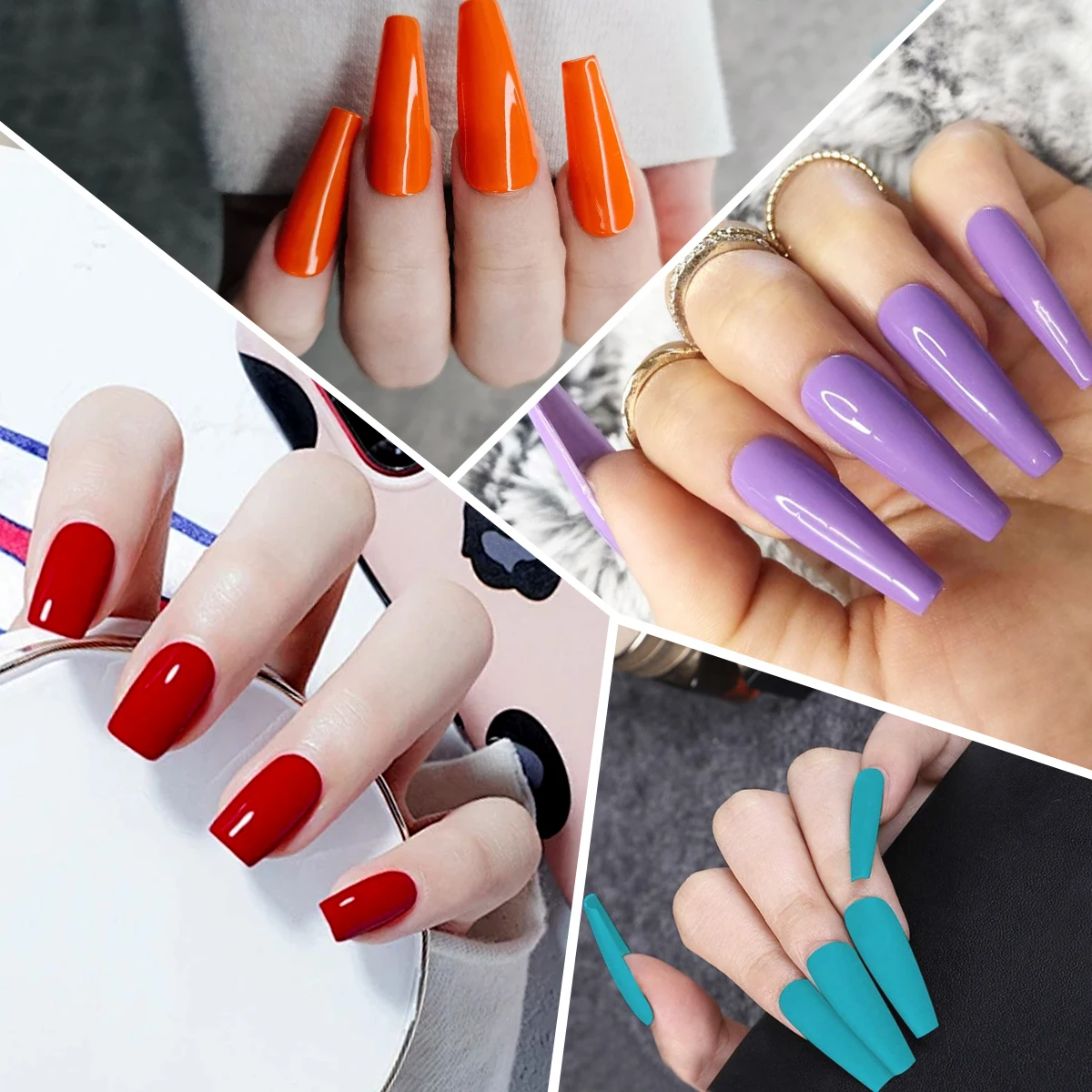 9 pièces 8ml Gel vernis à ongles ensemble 9 couleurs rouge bleu noir série classique couleur Gel vernis, UV LED polymérisation Gel vernis pour Salon à domicile Na