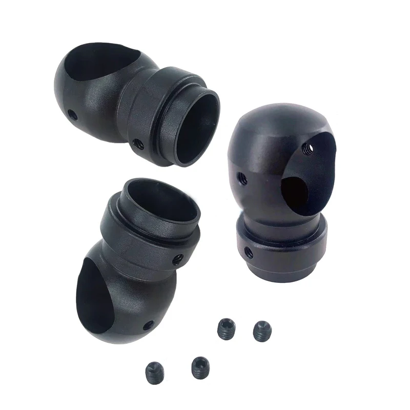3PCS Landing Gear Fixed Joint 18mm to 20mm Tee Connector Tube Fastener Vertical to Horizontal for Agri-Plant Protection Drone