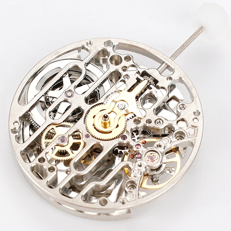 هانغتشو 7500 حركة أوتوماتيكية ميكانيكية 75 ساعة عمر البطارية 28800 تردد أسود أبيض لصانع الساعات