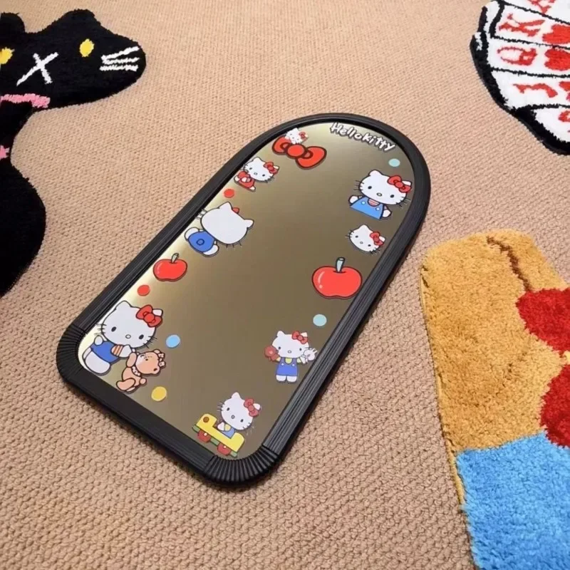 Sanrio Hello Kitty Mirror Personality Mirror Sticker Glass Bathroom Luggage Motorcycle Waterproof Sticker Wholesale