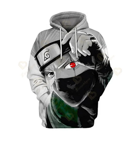 Uchiha Itachi Men's Hoodie Kakashi Boy Girl Hoodie 3D Print Sasuke Pullover Naruto Shippuden Men's Hoodie Oversized Men Clothing