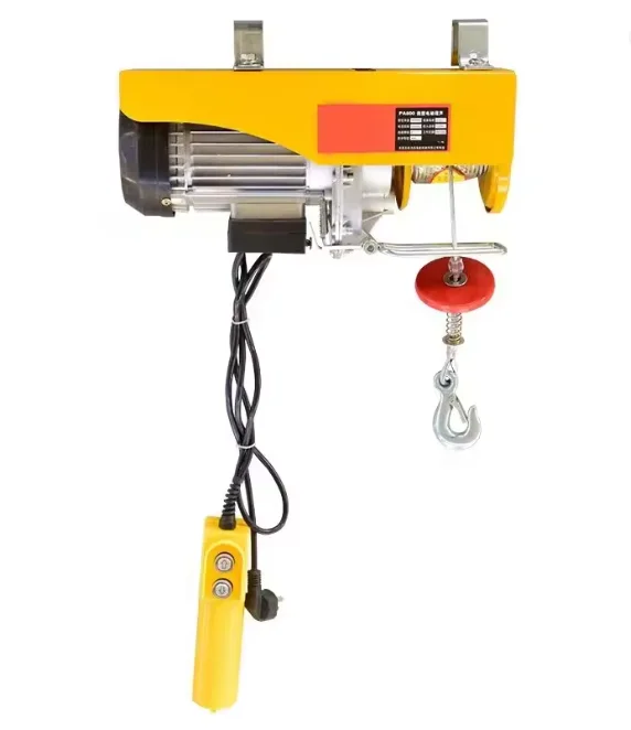 Mini Electric Hoist 220V Wire Rope Lift with Wireless Remote Control for Hotel Use Compact Design Heavy Duty Lifting