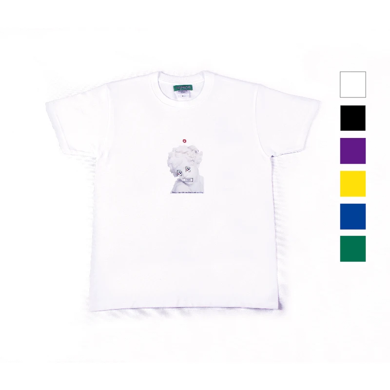 

Женская футболка оверсайз NOPMOB Spring Summer, желтая, в уличном стиле, свободного кроя