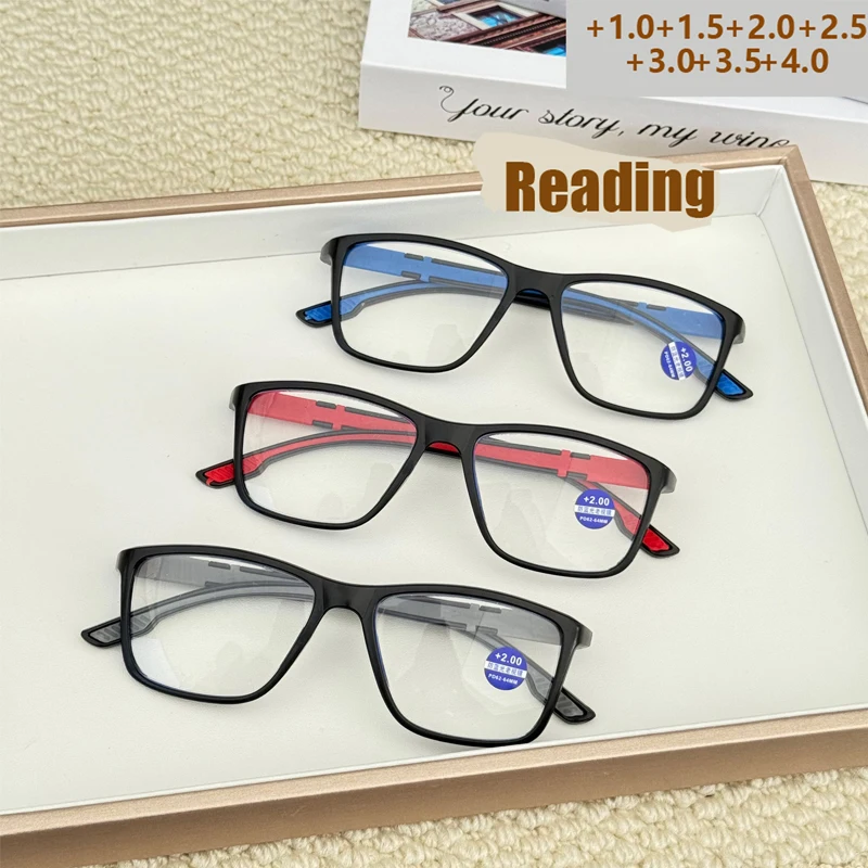 2/3PCS Neue High-definition Anti-blau Licht Männer Und Frauen Mode Sport Ultra-licht Lesebrille 263