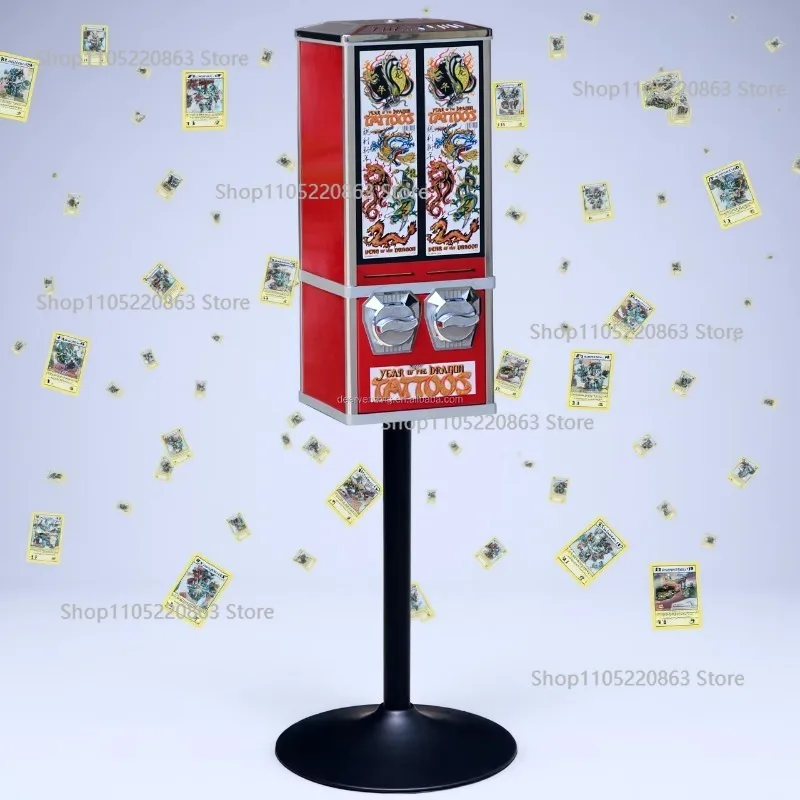 New Business Idea Cartoon Vending Machine Outdoor Custom Sticker Vending Machine with Bracket Tattoo Vending Machine
