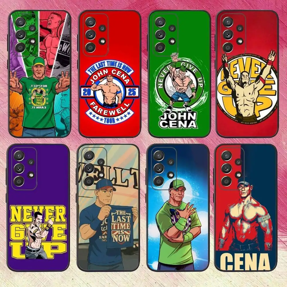 

J-John C-Cena Wrestler Phone Case For Samsung S25,S24,S21,S22,S23,S30,Ultra,S20,Plus,Fe,Lite,Note,10,9,5G Black Cover