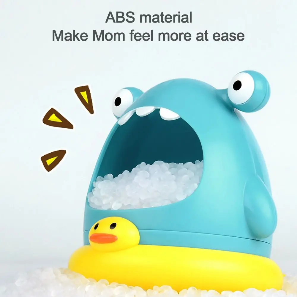 Cartoon Sharks And Crab Shape Bath Manual ABS Blowing Bubble Toy Foam Maker