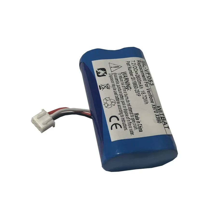 Applicable to Huilfeng Verifone X970 X990 credit card machine battery SX18650-2S1P