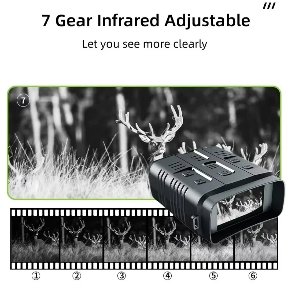 Thermal sighting Night Vision Binoculars Chasse Tactics Digital Zoom Tactical Light Telescope Night Vision Goggles view 5