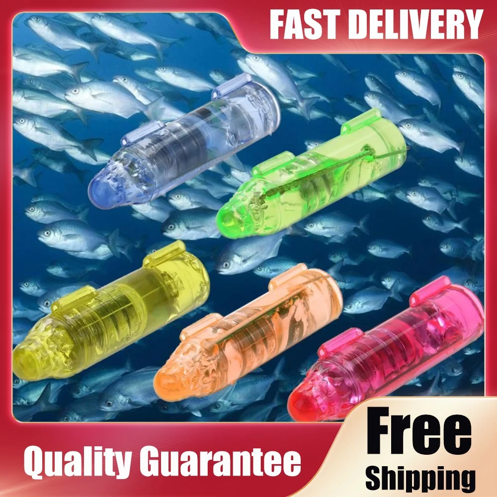 Underwater Mini Fish Attraction Indicator Lure LED Flashing Light Bait